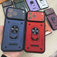 BAILI Factory 2026 Nouvelle coque de téléphone antichoc pour Iphone 8 XR 16, transforme instantanément la caméra en fenêtre coulissante, support d'anneau, coques arrière
