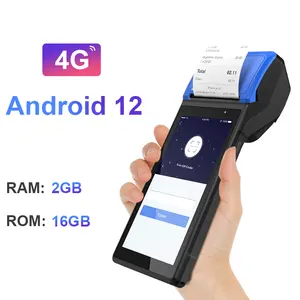 Kingtop 58Mm Thermische Bonprinter Fabrikant 5.5Inch Draagbare Bon Barcode Handheld Mini Pocket Mobiele Pos Thermische Print