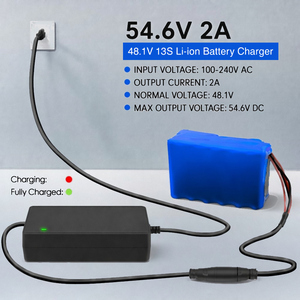 54.6V 2A Lithium Battery Charger CC CV <strong>Mode</strong> for Electric Bike Scooter Bicycle Wheelchair 13S 48V 54.6V Li-ion Battery Charger - Product Image 2