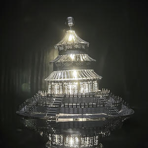 <span class=keywords><strong>Puzzle</strong></span> <span class=keywords><strong>3D</strong></span> en métal fait main pour adultes - Jouet éducatif créatif à assembler avec une difficulté élevée - Product Image 4