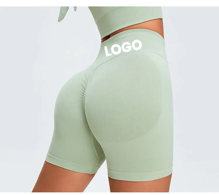YingTang Custom Logo Neues Produkt Hoch taillierte Kompression Nahtlose Fitness Short Pant Gym Short Legging Yoga Shorts