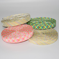 Cordon tressé en nylon personnalisé OEM/ODM, haute résistance, durable, pour sangles de sac, laisse pour animaux, cordon de téléphone