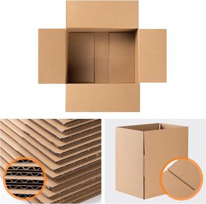 Recyclable Strong Cardboard Large Double Layer Wall <strong>Box</strong> Carton Emballage Customsized Moving Boxes for Clothing Packaging - Product Image 6