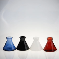 Bouteille diffuseur en verre conique personnalisée de 200 ml avec entonnoir pour huiles essentielles d'aromathérapie et parfums d'intérieur – Vente en gros