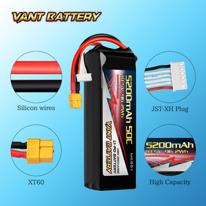 Buen Precio de alta capacidad 5200mah 5.2ah 18,5 v 50c <span class=keywords><strong>rc</strong></span> lipo batería para <span class=keywords><strong>rc</strong></span> <span class=keywords><strong>heli</strong></span> - Product Image 2