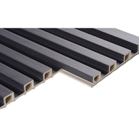 Panneau mural WPC co-extrudé en usine, imperméable, revêtement mural composite bois-plastique pour décoration intérieure et extérieure de villas et hôtels