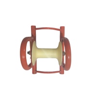 Ensemble de poulies en acier allié et nylon Ruipeng pour la construction de lignes électriques, poulie à trois roues pour le tirage de câbles, AC 110V
