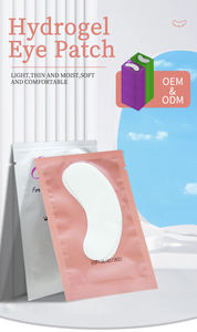 แผ่นรองตาซิลิโคนสีเขียวสีชมพูสีขาวแผ่นปิดตาสำหรับการต่อขนตา - Product Image 2