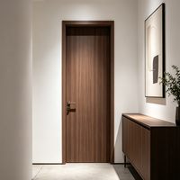 Porte en bois massif sur mesure, design extérieur fini, pour maison, appartement, hôtel, salon, portes modernes