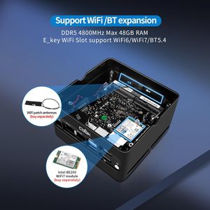 Máy tính mini CWWK X86-P6 4 khe M.2 NVMe, 2 cổng LAN 2.5GbE i226-V, RAM DDR5 32GB, SSD 1TB, N150 N355 Mini <span class=keywords><strong>PC</strong></span> Pocket-NAS - Product Image 5