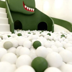 Parc d'attractions pour enfants sur le thème du crocodile, toboggan, piscine à balles, équipement de terrain de jeux pour enfants, intérieur, pour les tout-petits, garderie, école maternelle - Product Image 4