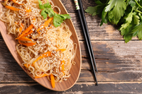 Pâtes italiennes sans gluten, faibles en calories, pour supermarchés, nouilles séchées Shirataki, spaghetti, riz, nouilles de Konjac, casher juif