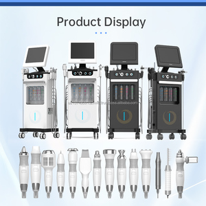 Appareil facial multifonction à jet d'oxygène avec 14 embouts, équipement de beauté à écran tactile pour le raffermissement de la peau, l'hydratation et le nettoyage des pores - Product Image 5