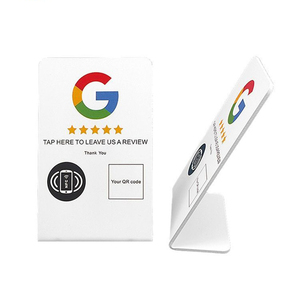 NFC <span class=keywords><strong>Google</strong></span> xem xét đứng QR mã Acrylic hiển thị đứng mini tag RFID ISO cho doanh nghiệp đánh giá khách sạn 860-960MHz - Product Image 4
