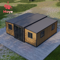 Moderne de l'équipe professionnelle 20FT 3 Bedroom Préfabriqué Living Mobile Villa Extensible Rectangle Conteneur Home Made Sandwich Panel