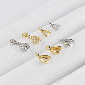 Grosir Liontin Perhiasan Kuningan Gesper Berlapis Tembaga Emas 14K 18K Aksesoris Pembuatan Kalung DIY Pabrik Oro - Product Image 1