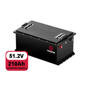 Batterie au lithium-fer à décharge profonde 105Ah 210Ah 51.2V 73.6V avec BMS pour systèmes solaires, voiturettes de golf et systèmes d'énergie domestique - Product Image 1