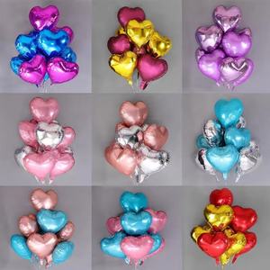 Red love Heart Shaped Foil Mylar <b>Balloons</b> Custom Globos Anniversary Valentine's Day Wedding <b>Decor</b> I love You 18 Inch <b>Balloon</b> - Product Image 2