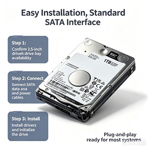 Disque dur interne pour ordinateur portable WD Black <span class=keywords><strong>WD10SPSX</strong></span> 1 To 7200 tr/min SATA 6 Gb/s 9,5 mm 2,5 pouces, original scellé - Product Image 3