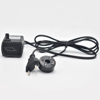 ALMANE AL-229 5W Pompe de fontaine mini en plastique ABS 350L/H 0.9m H-max pour jardin, bureau, usage domestique intérieur, LED 4 lumières, écologique