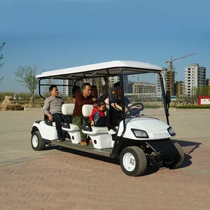 Bestselling Novo Produto 6 + 2 Seater Golf Carrinhos Adultos Assento Único Electr Club Car Golf Cart