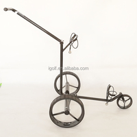 Chariot de golf électrique compact et ultra-léger en fibre de carbone de luxe