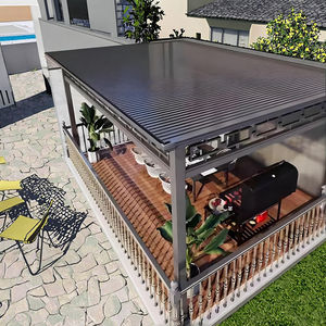 Isolation personnalisée de la grande muraille Plaque en alliage d'aluminium <span class=keywords><strong>Auvent</strong></span> Installation facile Cour extérieure Balcon <span class=keywords><strong>Auvent</strong></span> Cadre métallique - Product Image 1