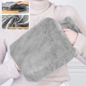 Sac chaud en peluche doux et moelleux de haute qualité sac de bouteille d'eau chaude en caoutchouc naturel BS avec couvercle de bouteille d'eau chaude personnalisé - Product Image 3