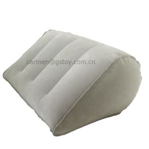 Oreiller de grossesse en PVC floqué, coussin triangulaire pour les pieds, coussin d'air pour le <span class=keywords><strong>camping</strong></span> en plein air, oreiller <span class=keywords><strong>gonflable</strong></span> - Product Image 4