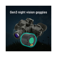 MHNV tabung GaAs NVT, resolusi tinggi 18mm sensitivitas tinggi SNR Gen 2 + Gen 3 IIT MX10130 penguat gambar tabung PVS 7 NVG kacamata