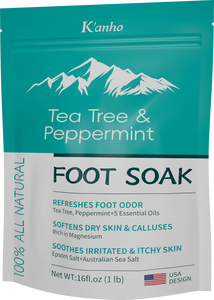 Huile d'arbre à thé relaxante huile de menthe poivrée tremper <span class=keywords><strong>les</strong></span> <span class=keywords><strong>pieds</strong></span> avec du <span class=keywords><strong>sel</strong></span> d'<span class=keywords><strong>Epsom</strong></span>, <span class=keywords><strong>sel</strong></span> de bain odeur fraîche des <span class=keywords><strong>pieds</strong></span> - Product Image 4