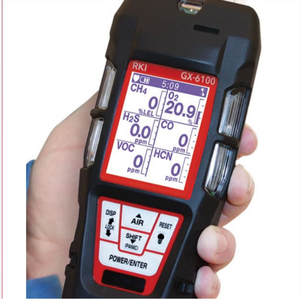 เครื่องตรวจจับก๊าซหลายชนิดแบบพกพา Riken Keiki GX-6100 เครื่องตรวจจับก๊าซแบบดึงตัวอย่าง 6 ชนิดที่เล็กที่สุด - Product Image 1