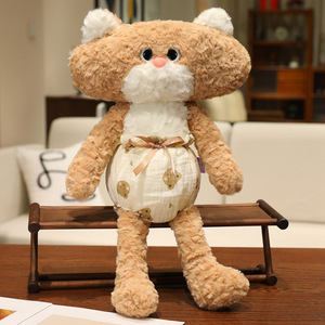 Oso de Peluche de Alta Calidad con Orejas Grandes, Adorable Animal de Peluche Suave con Lazo y Diseño de Galleta, Regalo Perfecto <span class=keywords><strong>para</strong></span> Abrazar - Product Image 5