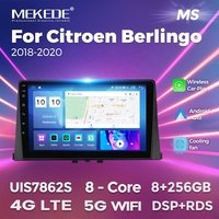MEKEDE MS 8 + 128g autoradio android pour Citroen Berlingo 2018-2020 360 caméra colling ventilateur double din autoradio