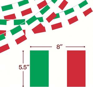 Venta al por mayor pequeño mini banderín Italia República Italiana cadena bandera para eventos patrióticos <span class=keywords><strong>2</strong></span> de junio decoraciones del Día Nacional - Product Image 2