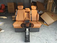 Accessoire d'intérieur en cuir de conception chaude de siège de pilote de classe V de Mercedes Vito de luxe avec des accents de fibre de carbone chauds pour des voitures W447