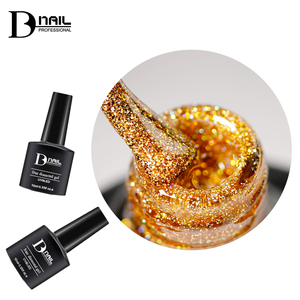 BD Star Diamond Gel polaco brillo rojo Gel polaco brillo un paso Soak Off Nail Art Gel manicura salón DIY - Product Image 2