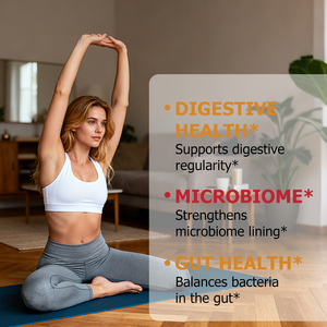 Private Label Prebiotic Probiotic Capsules with Strengthens Microbiome Lining Probiotics Support a Balanced Gut Microbiome - Product Image 4