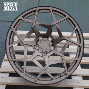 Juego de 2 Ruedas Forjadas 6x139.7 para Cadillac Escalade V, Cybertruck, Tahoe, Hummer EV, Personalizadas de 23 y 24 Pulgadas, Cromadas, con Borde Profundo - Product Image 3