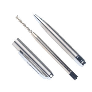 Meilleur stylo en argent gravé VIP Heavy Metal Twist, largeur d'écriture 1,0 mm, logo personnalisé, cadeau d'affaires - Product Image 6
