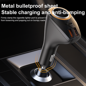 Qc3.0 Xe Sạc Nhanh Sạc 5 5A USB Di Động Cơ Sở Với Điện Thoại Bên Máy Ảnh <span class=keywords><strong>Set</strong></span> Kit <span class=keywords><strong>4.8A</strong></span> C 100W Ánh Sáng Đường Phố Máy Tính Bảng Android - Product Image 5