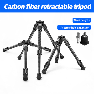 1/4 \ "tiêu chuẩn vít sợi carbon Máy tính để bàn Mini Tripod khung điện thoại cho GoPro 13 insta360 X4 DSLR Máy ảnh phụ kiện hành động - Product Image 2