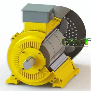 Hohe qualität hydro generator für wasser turbine, 3 phase AC generator, niedrigen drehzahlen generator 10kw 100kw