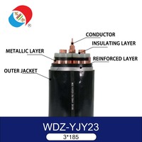 Cable Eléctrico Subterráneo Industrial WDZ-YJY23 de Alta Tensión, Aislamiento XLPE, Conductor de Cobre, 26KV/35KV, en Oferta