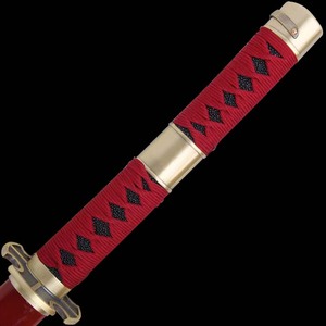 <span class=keywords><strong>Katana</strong></span> en bambou rouge Roronoa <span class=keywords><strong>Zoro</strong></span>, nouvelle collection populaire <span class=keywords><strong>de</strong></span> l'anime One Piece, accessoire <span class=keywords><strong>de</strong></span> cosplay, pour collection et décoration - Product Image 3