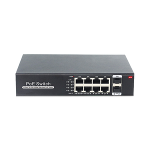 สวิตช์ PoE กิกะบิต 8 พอร์ต ขายดี พร้อมอัปลิงค์ SFP 2 พอร์ต มาตรฐาน 4KV IEEE 802.3 Af/at - Product Image 3