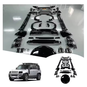 Accesorios para coche, caja de escalón lateral para escalera, parachoques, cubierta de neumático de repuesto para Land Rover <span class=keywords><strong>Defender</strong></span> 90 110 2022 <span class=keywords><strong>2023</strong></span> 2024, Kits de carrocería - Product Image 1
