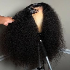 Parrucche all'ingrosso di capelli umani vergini naturali 4C <span class=keywords><strong>Afro</strong></span> Kinky Curly mongoli con frontale in pizzo per <span class=keywords><strong>donna</strong></span> - Product Image 1
