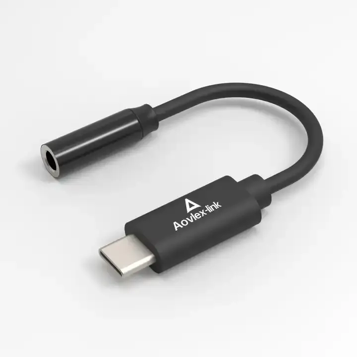 usb c to 3.5mm audio adapter usb type-c aux jack charging usb power adapter DAC chip for Samsung Galaxy Earphone Audio Cable