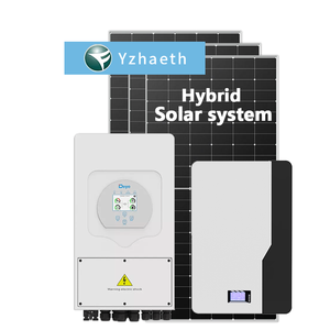 Sistema de Energía Solar Híbrido de 10 Kw, <span class=keywords><strong>Paneles</strong></span> <span class=keywords><strong>Solares</strong></span> de 5 Kw, 15 Kw, 50 Kw, 20 Kw, 100 Kw, Kit Completo de Sistema de Energía Solar con Sistema de Almacenamiento para el Hogar - Product Image 1